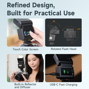 <span class=keywords><strong>Flash</strong></span> pour appareil photo Godox IT32 Mode <span class=keywords><strong>TTL</strong></span> Déclencheur sans fil <span class=keywords><strong>Speedlite</strong></span> avec filtre de déclenchement magnétique pour Sony Canon Nikon Fuji Olympus - Product Image 4