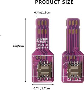 Teléfonos Android y <span class=keywords><strong>Apple</strong></span> con activación rápida de <span class=keywords><strong>SIM</strong></span> Ranura para tarjeta <span class=keywords><strong>Nano</strong></span> <span class=keywords><strong>SIM</strong></span> externa Adaptador convertidor de tarjeta <span class=keywords><strong>SIM</strong></span> de teléfono celular de plástico - Product Image 4