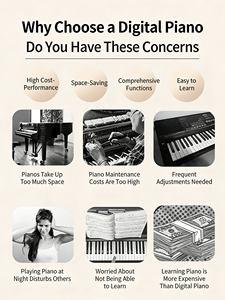 <span class=keywords><strong>Piano</strong></span> numérique et clavier pour enfants en gros d'usine avec des chansons et des rythmes intégrés pour le divertissement - Product Image 6