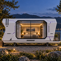 Maisons modulaires préfabriquées intelligentes en conteneurs métalliques de 20 et 40 pieds avec chambre et salle de bain