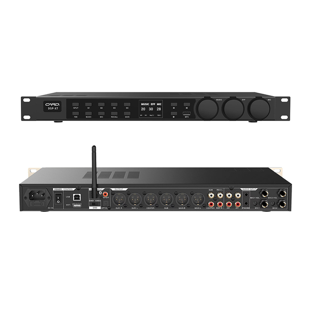 Sound System Effector Professional BT Audio Processor Karaoke Dj USB Port Pre Effect Processor