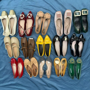Chaussures plates et sandales d'été pour femmes de <span class=keywords><strong>grande</strong></span> qualité, en vrac, usagées, bon marché, chaussures à talons hauts pour femmes - Product Image 5