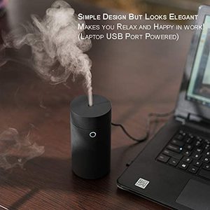USB 쿨 미스트 자동차 디퓨저 가습기 플라스틱 홈 오피스 침실을위한 휴대용 미니 에센셜 오일 아로마 테라피 - Product Image 5