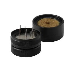 Coffee Distributor Manual Coffee Leveler Metal Powder Distributing Needle for Coffee Shop Bar, 53mm