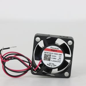 Ventilateur axial de refroidissement électrique OEM SUNON MF25100V2-1000C-A99 25x25x10mm 5VDC 65mA 0.38W 9800RPM 3.0CFM avec roulement à billes pour armoire et onduleur - Product Image 1