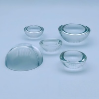 Presse-papiers hémisphérique en cristal transparent, presse-papiers en verre personnalisé pour la décoration de bureau et cadeau souvenir
