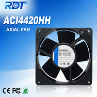 Ventilador Axial Original Alemán EC ACI4420HH 230V AC 120x120x38mm 3300RPM 175m3/h con Rodamiento de Bolas para Refrigeración Industrial y Electrónica
