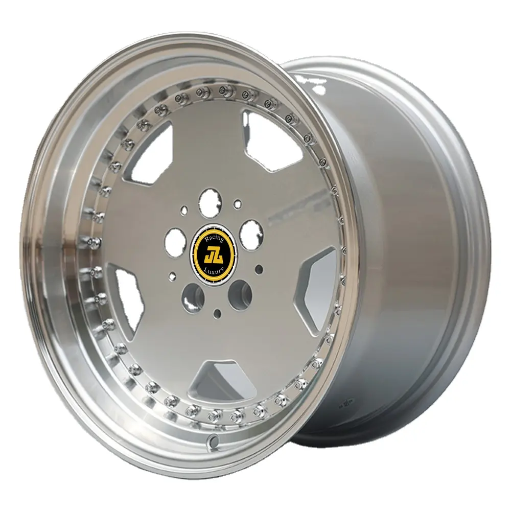 Jiangzao Aanpassen Chroom Zilver Gegoten Velg Mercedes W 204 W221 W222 W223 Cls 550 W218 15 17 18 Inch 5X112 5X100