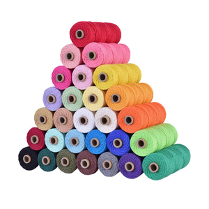 Bán Buôn 2Mm Bông Macrame Dây Chủ Đề Cho Nhà Hàng Dệt May Tường Treo Giày Túi Hàng May Mặc - Product Image 1