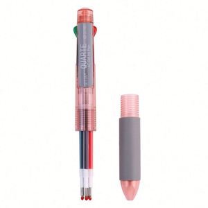 ปากกาลูกลื่นพลาสติก 4-in-1 หลายสี สำหรับโฆษณา พร้อมโลโก้สั่งทำ สำหรับสำนักงานและโปรโมชั่นธุรกิจ ขายส่ง - Product Image 3