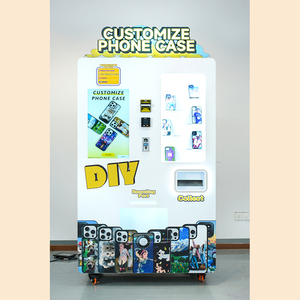 Venta caliente autoservicio caja del teléfono móvil máquina expendedora automática Diy teléfono caja de la máquina de impresión - Product Image 2