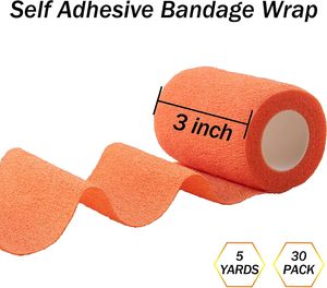Bandages Adhésifs Élastiques pour le Sport, 12 Pièces/Boîte, Bandages Auto-Adhésifs, Bandages Extensibles - Product Image 2
