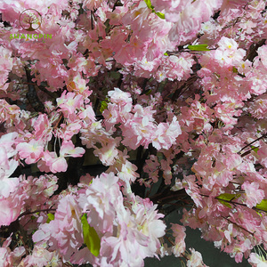 Albero di ciliegio artificiale personalizzato di 3 metri con fiori di <span class=keywords><strong>sakura</strong></span> rosa per decorazioni di hotel, centri commerciali, matrimoni, feste e Natale - Product Image 3