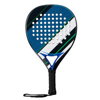 Raquette de paddle professionnelle avec logo personnalisé ERA 1.0, surface 3D durable, fibre de carbone 18K, revêtement en mousse EVA, résistante aux chocs, forme goutte d'eau, pour l'extérieur