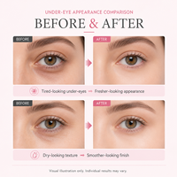 Patchs pour les yeux au peptide PDRN de marque privée, anti-âge, blanchissants, éclaircissants, raffermissants, liftants, hydratants, masque pour le contour des yeux, 10 paires en vrac