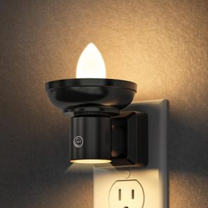 Luz Nocturna con Sensor de Anochecer a <span class=keywords><strong>Amanecer</strong></span>, Luz Nocturna LED, Luz Nocturna Pequeña para Montar en la Pared con Brillo Ajustable, Enchufable - Product Image 1