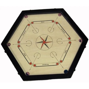 <span class=keywords><strong>Gioco</strong></span> da Tavolo Carrom Vintage <span class=keywords><strong>in</strong></span> Legno per Famiglia e Attività all'Aperto - Product Image 4