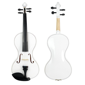 Violín Acústico 4/4 con Diseño <span class=keywords><strong>de</strong></span> Calabaza Blanca, Kit para Estudiantes con Arco <span class=keywords><strong>de</strong></span> Madera <span class=keywords><strong>de</strong></span> Brasil, Puente, Cuerdas y Estuche Protector - Product Image 5