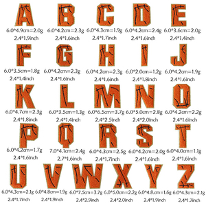 Vente en gros A-Z <span class=keywords><strong>26</strong></span> lettres motif léopard fer à repasser pour vêtements sacs chapeaux patchs en chenille - Product Image 3