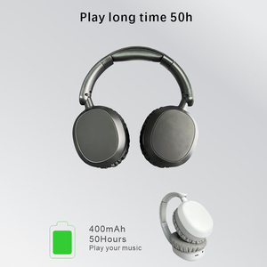 Auriculares D913 Híbridos con Cancelación <span class=keywords><strong>de</strong></span> Ruido ANC, Bluetooth V5.3, Micrófono HD para Llamadas, Plegables, Giratorios, con Cable e Inalámbricos, Sobre la Oreja - Product Image 4