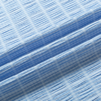 Tissu jacquard texturé à bulles, teint en fil, personnalisé, 76 % polyester, 10 % rayonne, 14 % lyocell, idéal pour les vêtements féminins