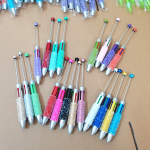 Diamant Silicone Perlé Stylos Plastique <span class=keywords><strong>Pas</strong></span> <span class=keywords><strong>Cher</strong></span> Mignon Stylo À Bille Personnalisé <span class=keywords><strong>Chien</strong></span> Patte Noir Stylo À Bille - Product Image 4