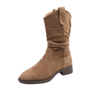 Stivaletti <span class=keywords><strong>Chelsea</strong></span> da <span class=keywords><strong>Donna</strong></span> in Morbida Pelle Microfibra, Tacco Sottile, Punta Affusolata, Nuovo Stile Invernale, Slip-On con Tacco Alto - Product Image 1