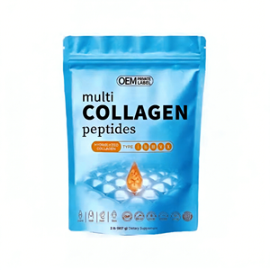 OEM/ODMプライベートラベル加水分解プロテイン（ヒアルロン酸、ビオチン、ビタミンC配合）l マルチコラーゲンパウダー - Product Image 1