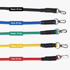 Kits de tubes de résistance en Latex élastique pour l'entraînement physique, avec Logo personnalisé, <span class=keywords><strong>11</strong></span> pièces - Product Image 4