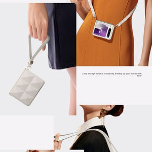 กระเป๋าถือแฟชั่นใหม่พร้อมสายปรับความยาวได้และเคสโทรศัพท์ลายเพชร เหมาะสำหรับ Huawei PuraX - Product Image 1