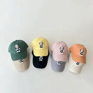 Groothandelsprijs Meerdere Kleuren Schattige Kinder Zonnescherm Hoeden Kleine Jongen Klein Meisje Eend Tong Hoed Kids Hoed Baseball Cap