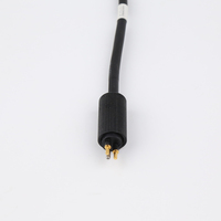 Connecteur sous-marin série JS, profondeur 7000 mètres, 8 broches, cloison étanche standard circulaire IP68 -55~+105, boîtier métallique fileté