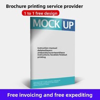 Brochures d'introduction, manuels d'utilisation, livrets d'instructions, dépliants à une page, prospectus pliés, papier couché, impression quadricolore