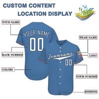 T-shirt à manches courtes personnalisé OEM pour fans de baseball, jersey de baseball et de softball en maille premium entièrement sublimé