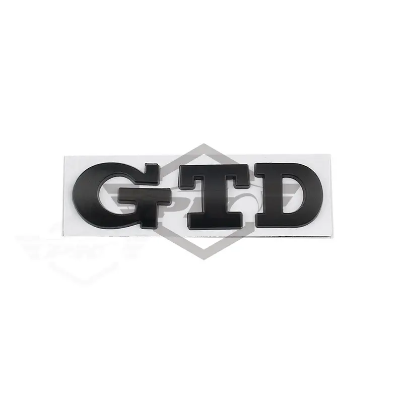 3D metallo GTD griglia posteriore auto distintivo adesivo con stemma per Volkswagen GTI VW Polo Golf R400 TCR MK2 MK4 MK5 MK6 MK7