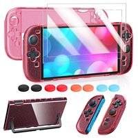 Étui de protection pour console Nintendo Switch, station d'accueil, chargeur, support avec manette filaire, autocollant en vinyle protecteur