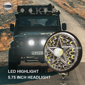 ไฟหน้า LED กลม5นิ้วสำหรับ Wrangler <span class=keywords><strong>JL</strong></span> - Product Image 2