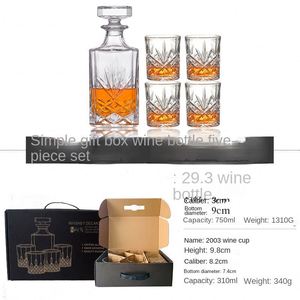 Juego de Decantador de Whisky de Cristal Moderno Personalizado con Botella y Vasos - Product Image 4