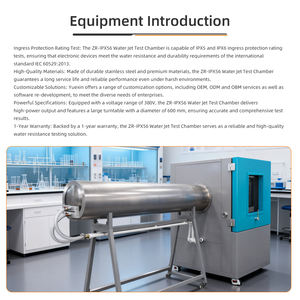 Testeur de pulvérisation d'eau IPX5 IPX6, machine de test haute précision, IEC60529 ISO20653, garantie 1 an - Product Image 2