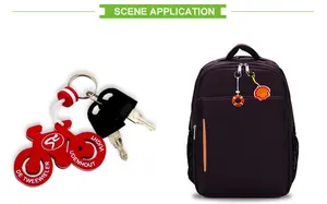 Porte-clés en caoutchouc PVC souple, 1 pièce, promotion créative, cadeaux, Design personnalisé