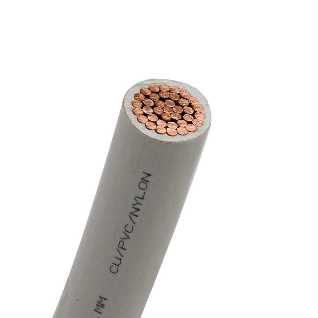 Cu THN THW THHN Cable Thhn 100% Cobre PVC Flexible Cable Single Core Copper Wire