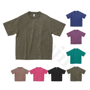Camiseta de Hombre de Nuevo Diseño, 250 Gramos, Tejido Grueso, Estampado de Dibujos Animados, Transpirable, Antipilling, Estilo Vintage, Corte Cuadrado Largo - Product Image 5