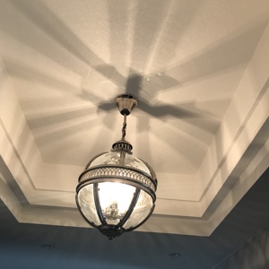 Plafonnier en métal, décoration de luxe <span class=keywords><strong>pour</strong></span> la maison, luminaire suspendu <span class=keywords><strong>pour</strong></span> cuisine, argent, hall d'hôtel, lustres modernes en verre - Product Image 4