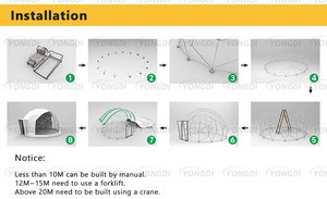 Tenda <span class=keywords><strong>Igloo</strong></span> a Cupola Geodetica <span class=keywords><strong>da</strong></span> <span class=keywords><strong>Giardino</strong></span> a Basso Costo per la Coltivazione di Piante, con Profilo in Alluminio 6063, Vetro Rotondo e Funzionamento a Energia Solare <span class=keywords><strong>da</strong></span> Esterno - Product Image 5