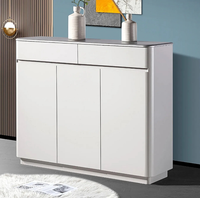 Nouvelle conception moderne de buffet de salle à manger en bois MDF réglable avec rangement