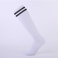 Chaussettes de football à compression personnalisées, respirantes, absorbant la transpiration, fines, à séchage rapide, en nylon, chaussettes de sport pour hommes