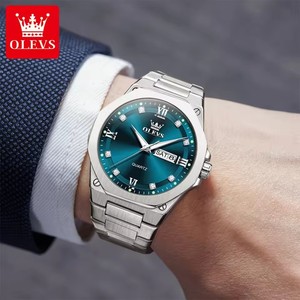   Relojes de Lujo Originales 3736 para Hombre, Reloj Deportivo de Cuarzo, Resistente al Agua, Luminoso, con Fecha y Día de la Semana, Caja de Regalo 2026 - Product Image 3