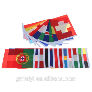Banderines amarillos personalizados de Gahumi, superventas, banderines de tela con bandera del Reino Unido - Product Image 4