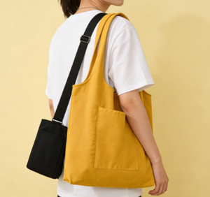 Custom Logo High Quality Custom 12oz Organic Recyclable Plain Cotton Shopping Tote Bag Canvas Vest Tote Bag - Product Image 2