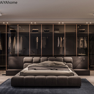 <span class=keywords><strong>Lit</strong></span> Moderne Grande Taille Capitonnage Tissu Tatami Chesterfield Doux <span class=keywords><strong>Lit</strong></span> Double <span class=keywords><strong>King</strong></span> <span class=keywords><strong>Size</strong></span> Moderne - Product Image 3